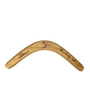 Australian Made Hand Crafted Wood Kangaroo 13" Boomerang